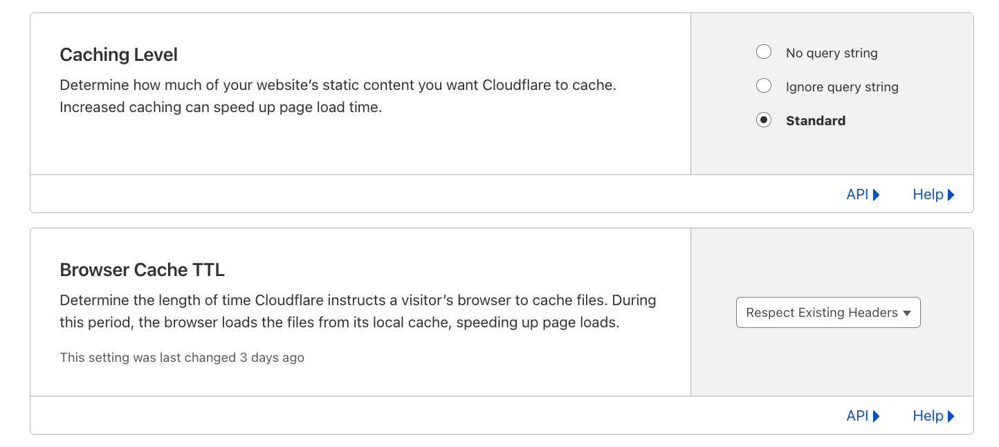 Cloudflare Cache Rule